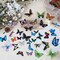 Butterfly Dragonfly Insects Stickers Set (240 Pieces) - PET Transparent Waterproof Decorative Decals for Scrapbook DIY Crafts Album Bullet Journal Planner Water Bottles Phone Cases Laptops